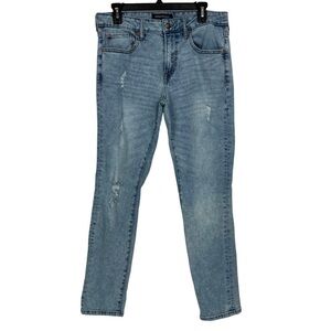 AEROPOSTALE Men’s Skinny Blue Jeans Sz W32”/L32” Actual Inseam 31” Light Wash